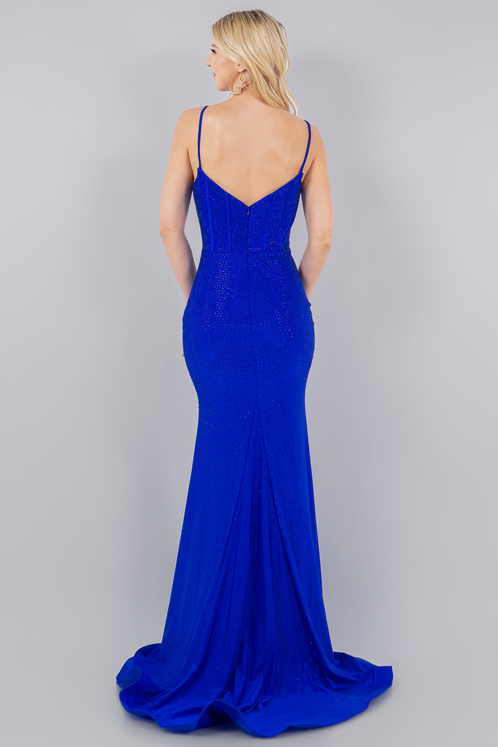 Gatsby-Inspired Beaded Trumpet Gown – Style 8084J