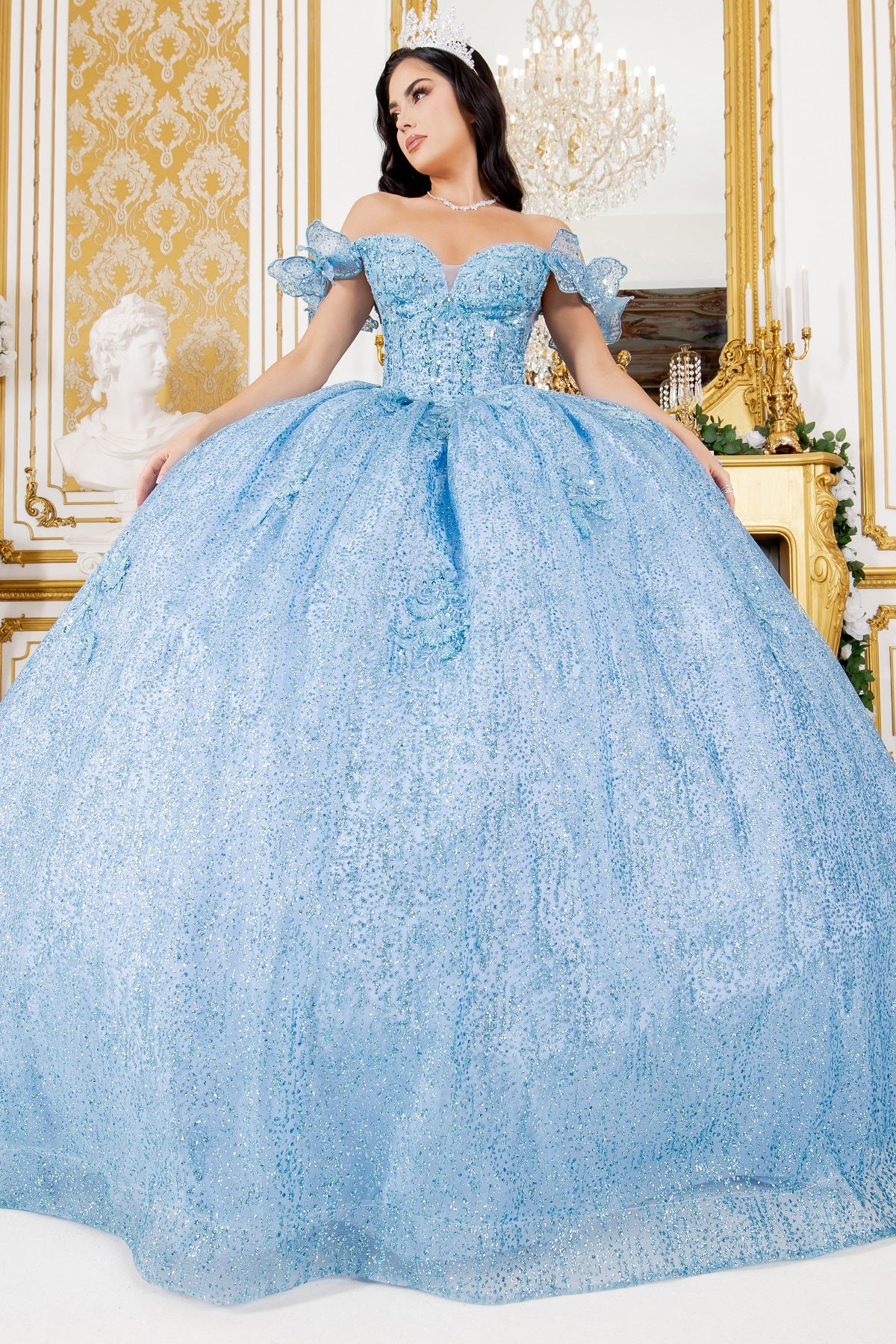 Majesty Quinceañera Ball Gown - 8120J
