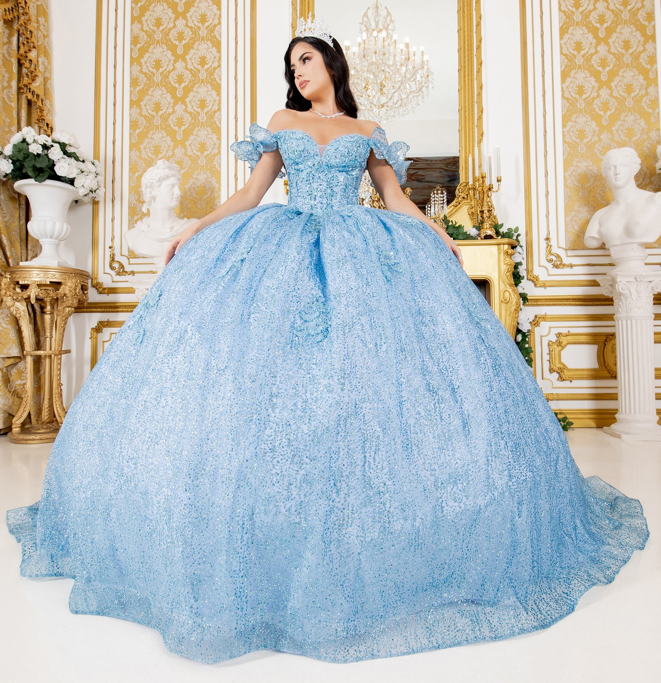 Majesty Quinceañera Ball Gown - 8120J