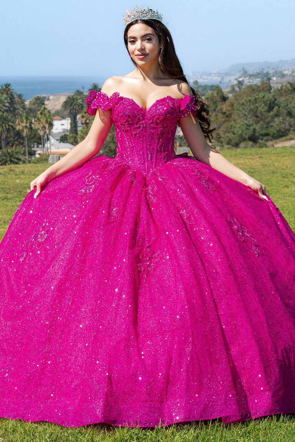 Majesty Quinceañera Ball Gown - 8120J