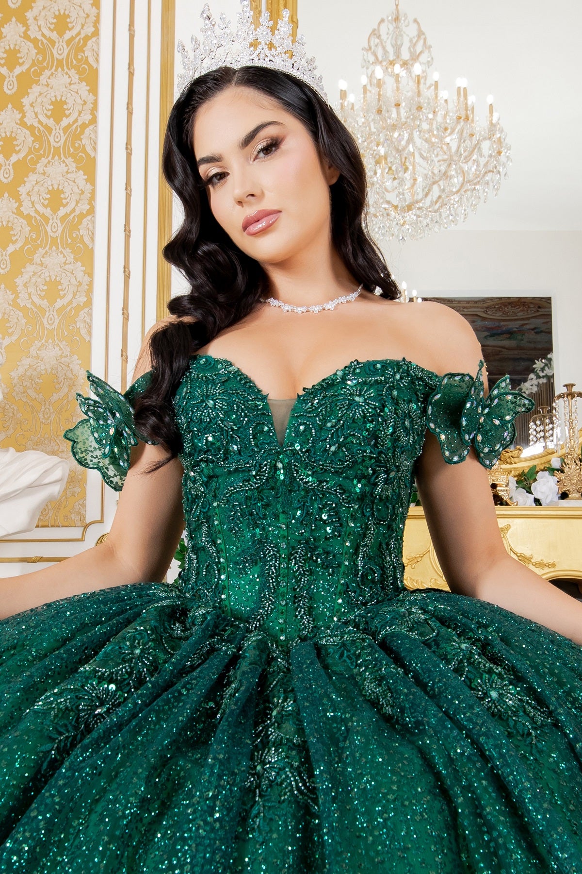 Majesty Quinceañera Ball Gown - 8120J
