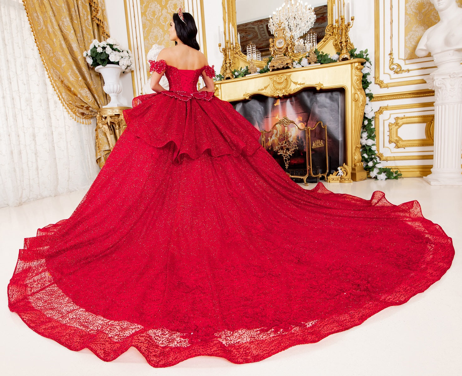Majesty Quinceañera Ball Gown - 8120J