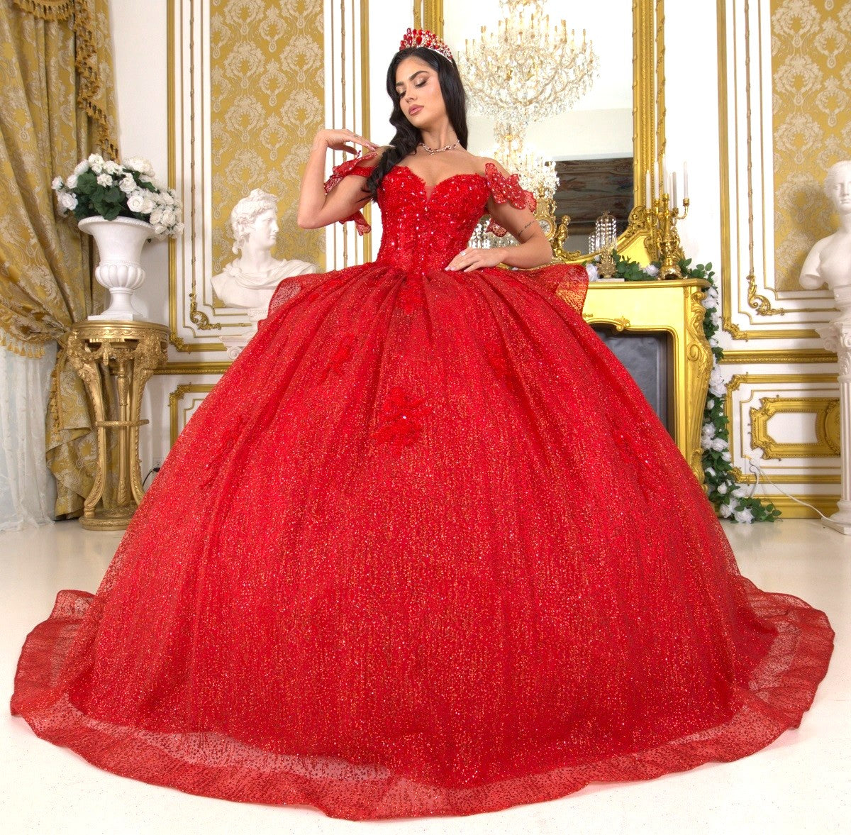 Majesty Quinceañera Ball Gown - 8120J