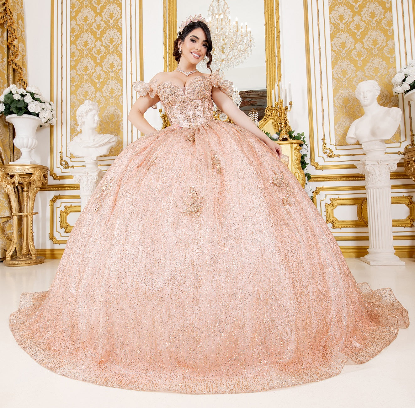 Majesty Quinceañera Ball Gown - 8120J
