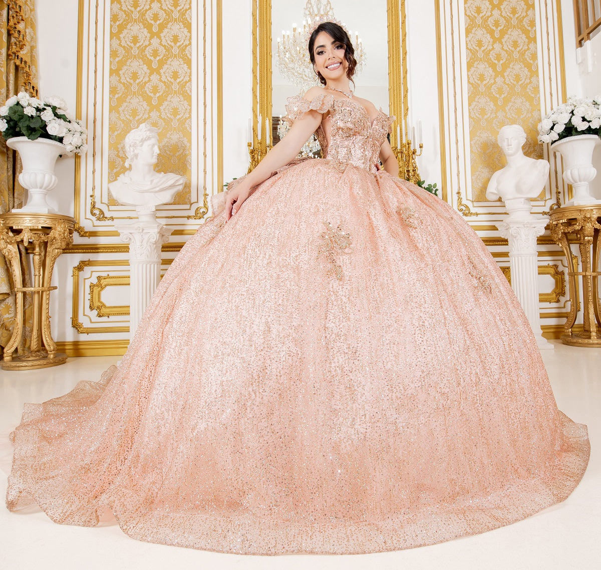 Majesty Quinceañera Ball Gown - 8120J