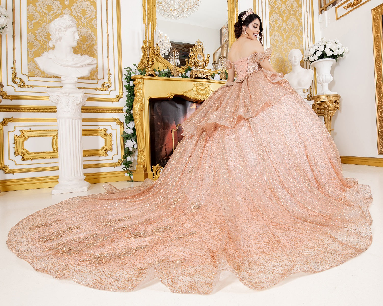 Majesty Quinceañera Ball Gown - 8120J