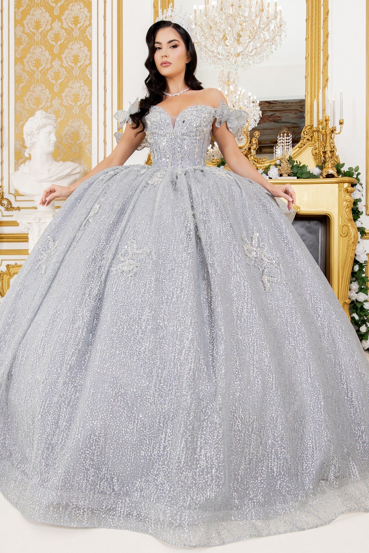 Majesty Quinceañera Ball Gown - 8120J