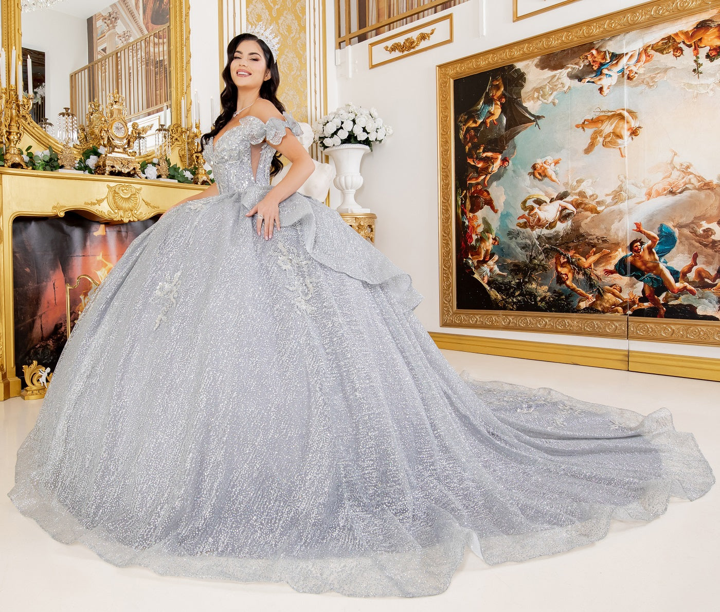 Majesty Quinceañera Ball Gown - 8120J