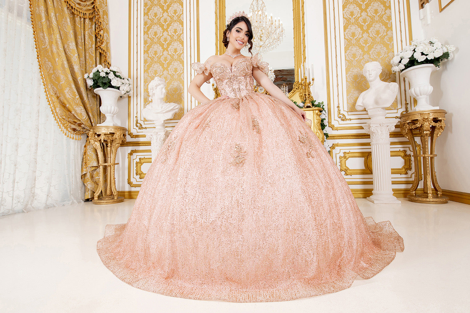 Majesty Quinceañera Ball Gown - 8120J