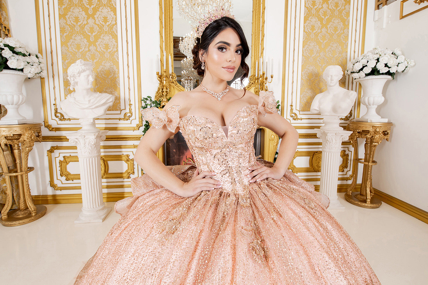 Majesty Quinceañera Ball Gown - 8120J