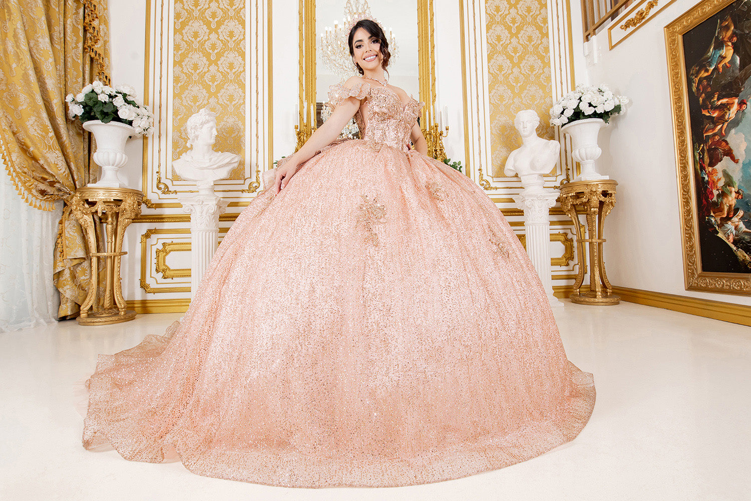 Majesty Quinceañera Ball Gown - 8120J